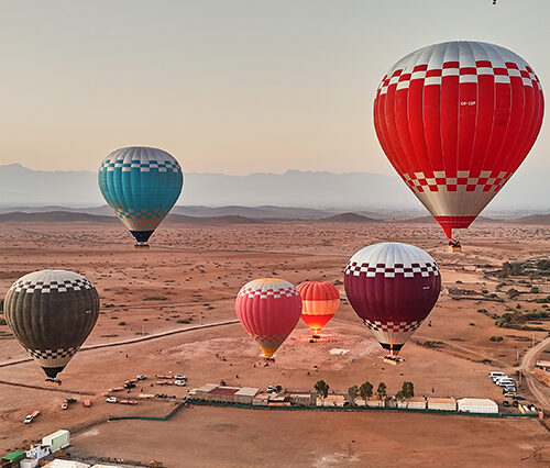 hot air balloon marrakech