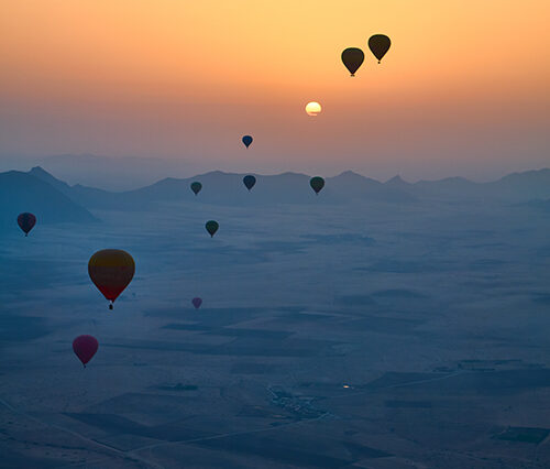 hot air balloon marrakech